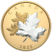 Pièce 5 onces d’argent Épreuve numismatique Feuilles d’érable en mouvement 2025 | Monnaie royale canadienne