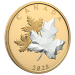 Pièce 5 onces d’argent Épreuve numismatique Feuilles d’érable en mouvement 2025 | Monnaie royale canadienne