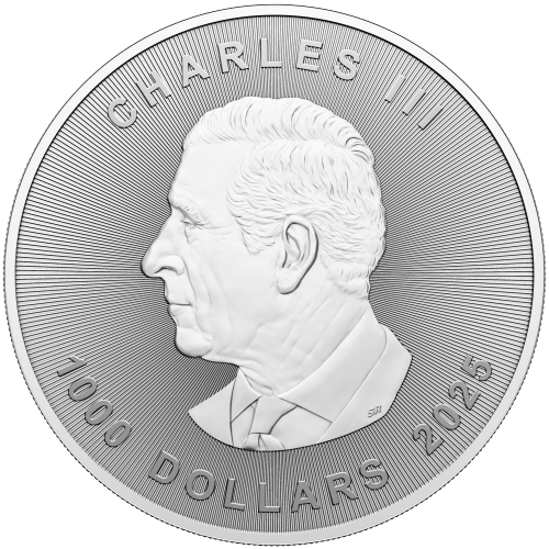 10 kilo 2025 Canadian Maple Leaf Silver Coin | Royal Canadian Mint