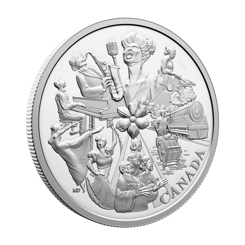 1 oz 2025 Commemorating Black History: Hogan Valley Silver Coin | Royal Canadian Mint