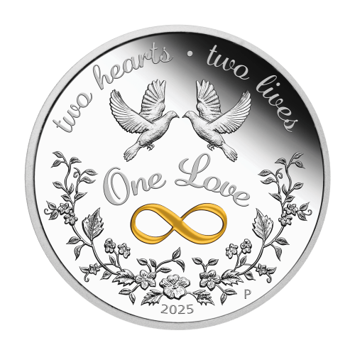1 oz 2025 One Love Proof Silver Coin | Perth Mint