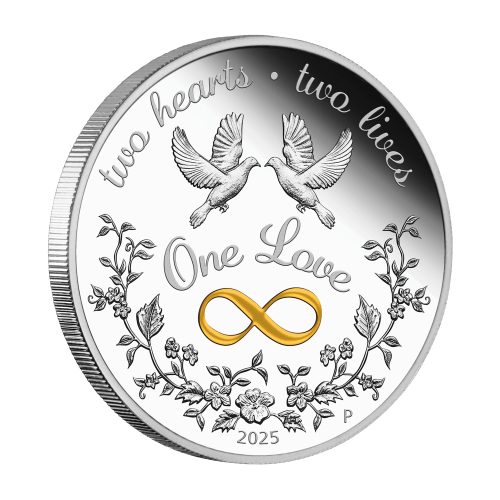 1 oz 2025 One Love Proof Silver Coin | Perth Mint