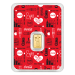 Lingot 0,5 gramme d’or Saint-Valentin Coca-Cola | PAMP Suisse