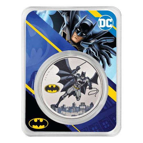 1 oz 2024 DC Comics: Batman Colourized Silver Coin | Samoa