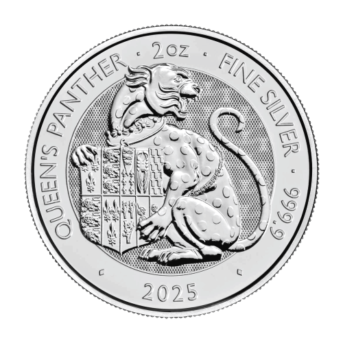 2 oz 2025 Tudor Beasts: Queen's Panther Silver Coin | The Royal Mint