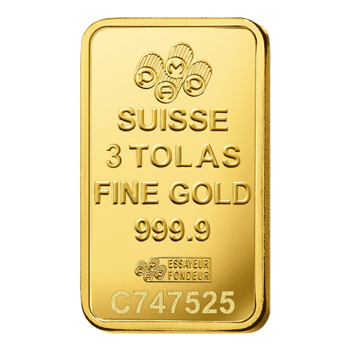 3 Tolas Fortuna Gold Bar | PAMP Suisse