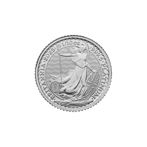 1/10 oz 2025 Britannia Platinum Coin | The Royal Mint
