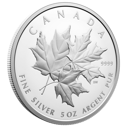 5 oz 2025 Triple Maple Leaf Proof Silver Coin | Royal Canadian Mint