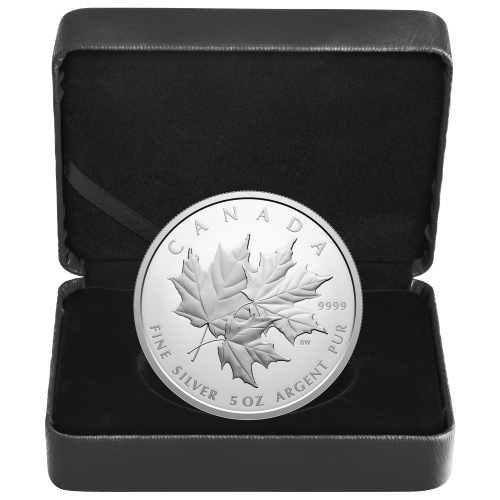 5 oz 2025 Triple Maple Leaf Proof Silver Coin | Royal Canadian