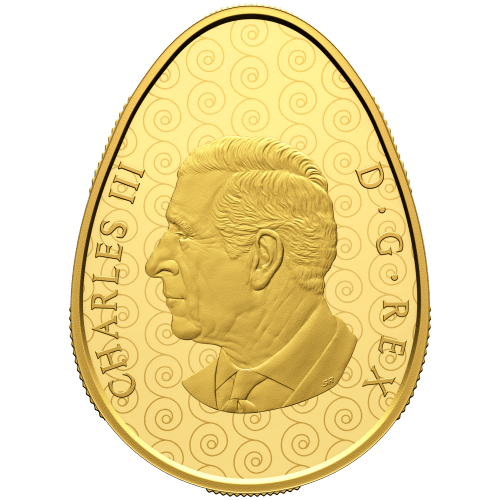 2025 Pysanka Egg Shaped Gold Coin | Royal Canadian Mint