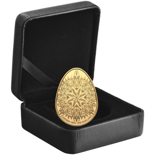 2025 Pysanka Egg Shaped Gold Coin | Royal Canadian Mint