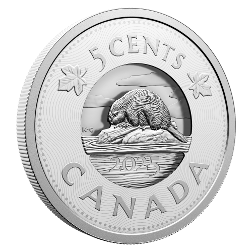 2025 Multilayered Beaver Proof Silver Coin | Royal Canadian Mint