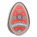 1 oz 2025 Pysanka Egg Shaped Colourized Silver Coin | Royal Canadian Mint