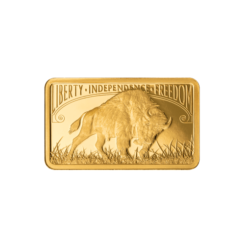 5 gram America the Free: American Buffalo Gold Bar | PAMP Suisse