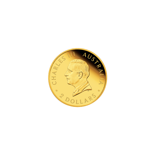 0.5 gram 2025 Australian Mini Roo Proof Gold Coin in Card | Perth Mint