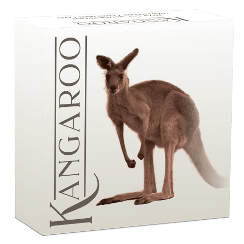 1 oz 2025 Australian Kangaroo High Relief Colourized Proof Silver Coin | Perth Mint
