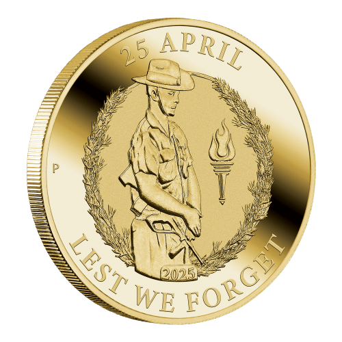 $1 2025 Anzac Day Bronze Coin in Card | Perth Mint