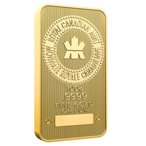 100 gram Gold Bar | Royal Canadian Mint