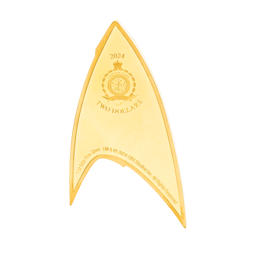 1 oz 2024 Star Trek: Starfleet Divisions Command Insignia Silver Coin | Agoro by New Zealand Mint