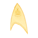 1 oz 2024 Star Trek: Starfleet Divisions Command Insignia Silver Coin | Agoro by New Zealand Mint