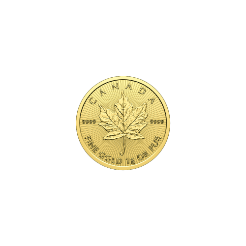 25 gram (25 x 1 g) 2025 MapleGram Sheet of Gold Coins | Royal Canadian Mint