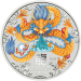 1 kilo 2024 Lunar Year of the Dragon Orange Colourized Silver Coin | Perth Mint