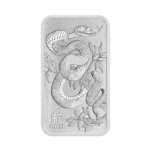 1 oz Lunar Year of the Snake Silver Bar | Perth Mint