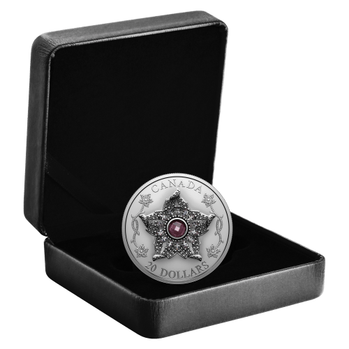 1 oz 2025 Williamson Diamond Brooch Silver Coin | Royal Canadian Mint