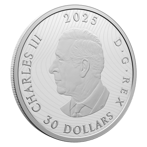 2 oz 2025 Magic of the Northern Lights Colourized Silver Coin | Royal Canadian Mint