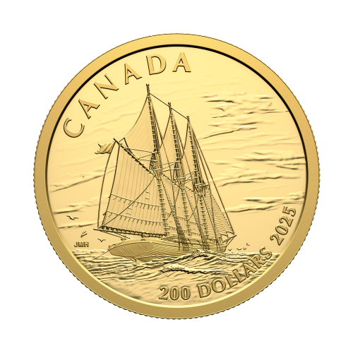 1/2 oz 2025 Tall Ships: Three-Masted Schooner Gold Coin | Royal Canadian Mint