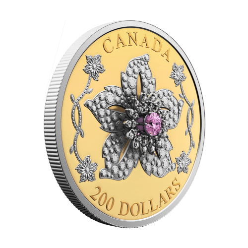 2025 Williamson Diamond Brooch Gold Coin | Royal Canadian Mint