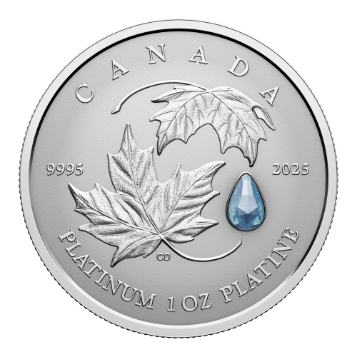 1 oz 2025 Maple Leaf Forever Platinum Coin | Royal Canadian Mint