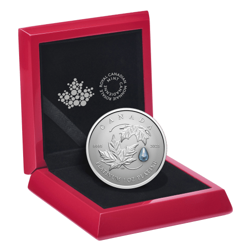 1 oz 2025 Maple Leaf Forever Platinum Coin | Royal Canadian Mint