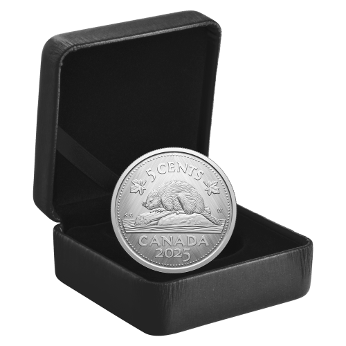 1 oz 2025 Tribute: Beaver W Mint Mark Silver Coin | Royal Canadian Mint