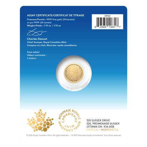 1/10 oz 2025 The Majestic Polar Bears First Strike Gold Coin
