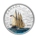 3/4 oz 2025 Tall Ships: Three-Masted Schooner Colourized Silver Coin | Royal Canadian Mint