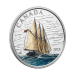 3/4 oz 2025 Tall Ships: Three-Masted Schooner Colourized Silver Coin | Royal Canadian Mint