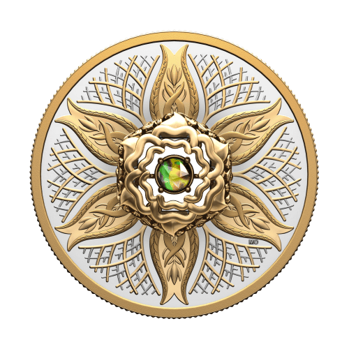2025 Dancing Ammolite Elements of Nature: Earth Silver Coin | Royal Canadian Mint