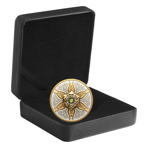 2025 Dancing Ammolite Elements of Nature: Earth Silver Coin | Royal Canadian Mint