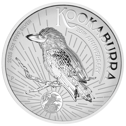 5 oz 2025 Australian Kookaburra High Relief Incused Silver Coin | Perth Mint