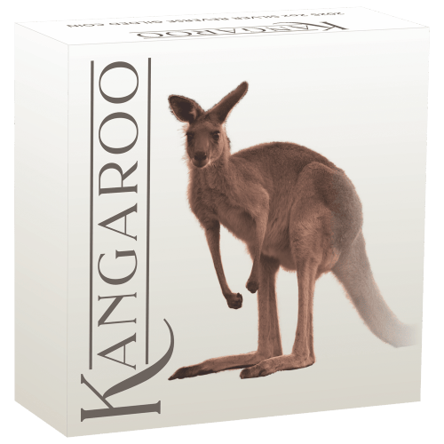 2 oz 2025 Australian Kangaroo Reverse Gilded Proof Silver Coin | Perth Mint