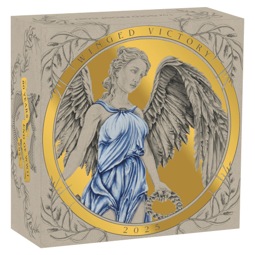 1 oz 2025 80th Anniversary of the End of World War II: Winged Victory Proof Gold Coin | Perth Mint