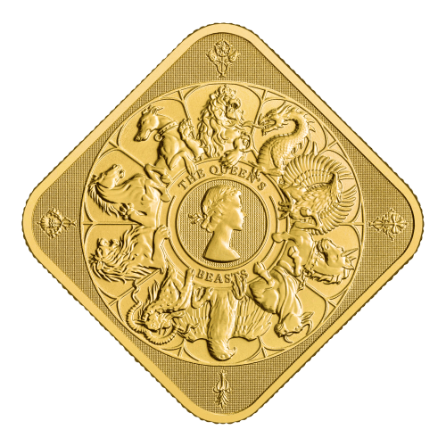 1 oz Queen's Beasts: Completer Gold Bar | The Royal Mint