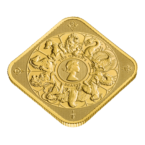 1 oz Queen's Beasts: Completer Gold Bar | The Royal Mint
