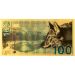 100 milligram Natural Treasure: Grey Wolf Gold Note | Aurum