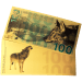 100 milligram Natural Treasure: Grey Wolf Gold Note | Aurum