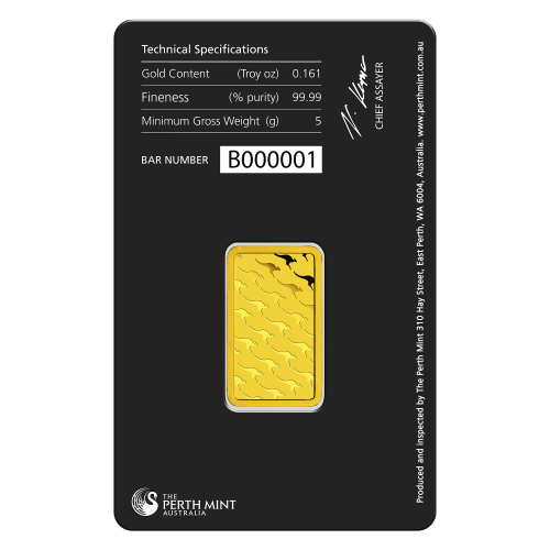 5 gram Gold Bar | Perth Mint