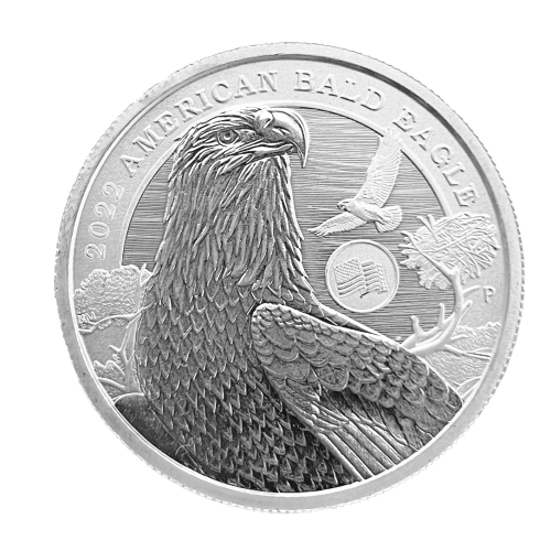 1 oz 2022 Tuvalu American Bald Eagle Silver Coin | Perth Mint