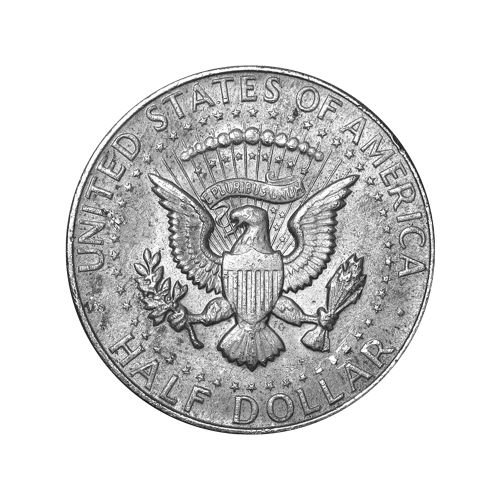 Random Year Kennedy Half Dollar 40% Pure Silver Coin | United States Mint