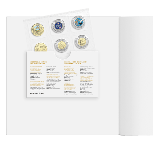 2024 Annual Collection Book with Special Edition Uncirculated Coins | Royal Canadian Mint